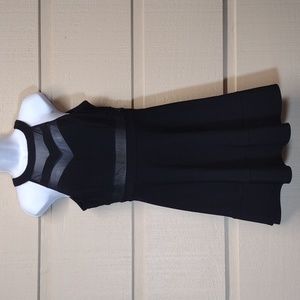 Windsor sheer neckline cocktail / evening dress L